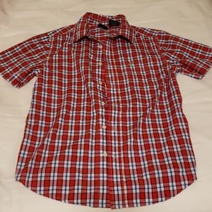 ❤Red and white dress shirts size 10/12